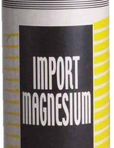 A can of magnesium is shown with the words import magnesium written on it.