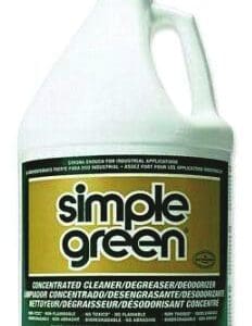 A bottle of cleaner and degreaser is shown.
