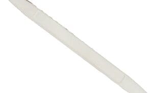 A white stick with a long handle.
