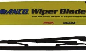 A wiper blade is shown next to the box.